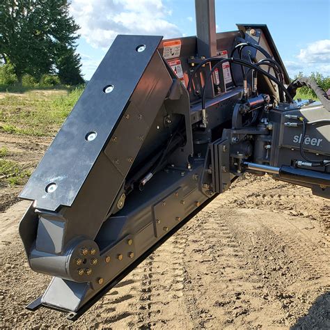 grading blade for skid steer